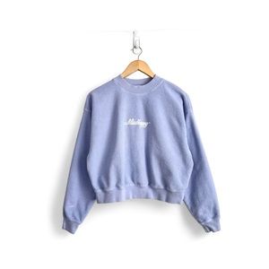 Madhappy Embroidered Cropped Sweatshirt